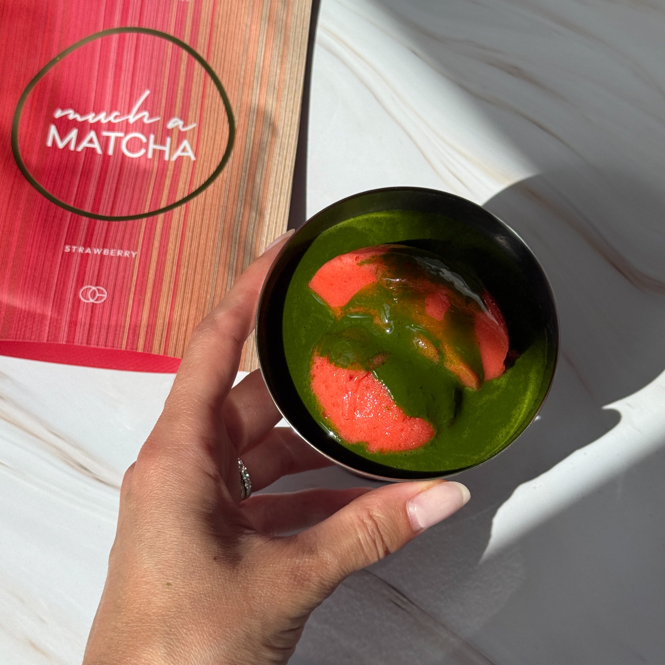 Strawberry Much a Matcha