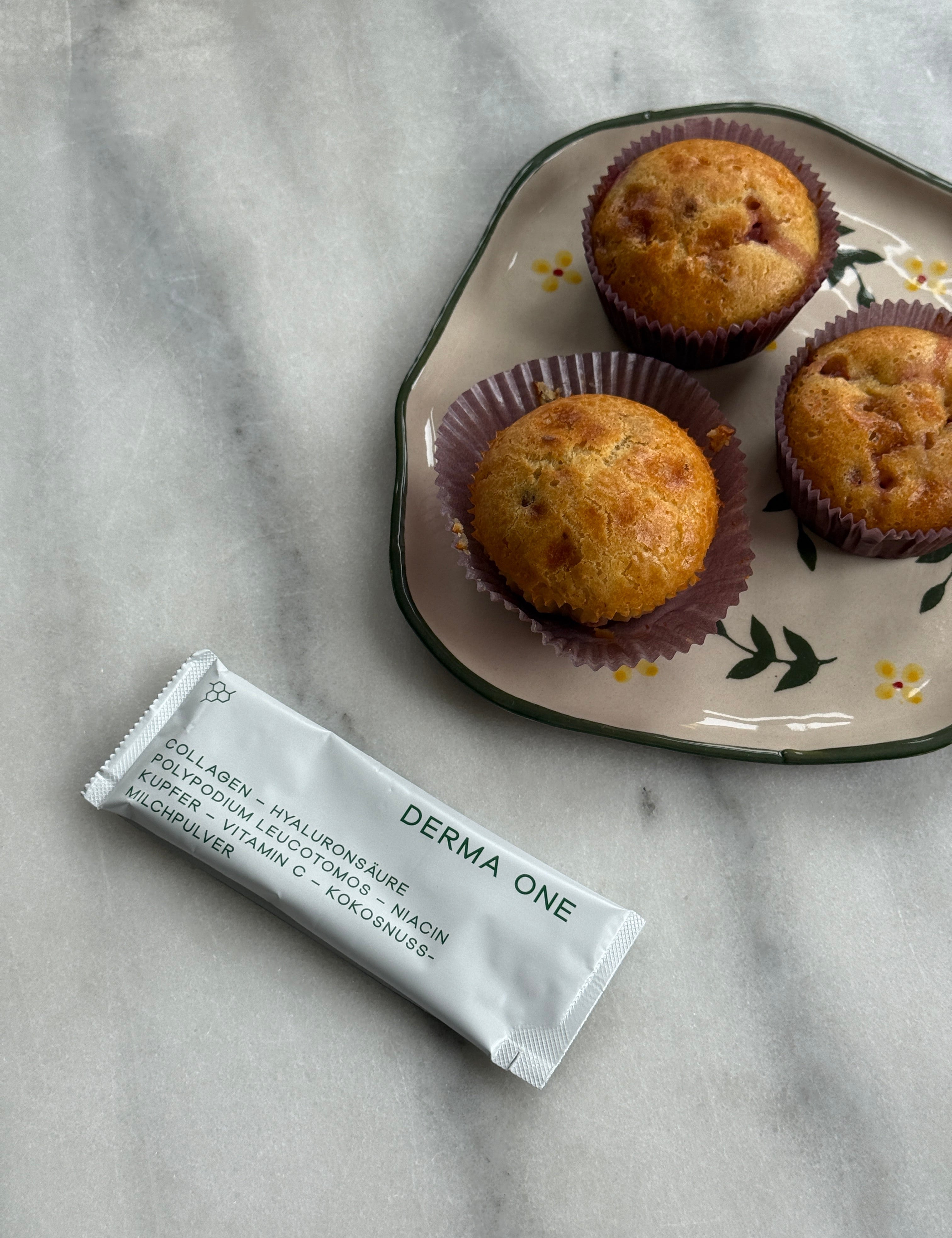 Strawberry Lemon Collagen Muffins